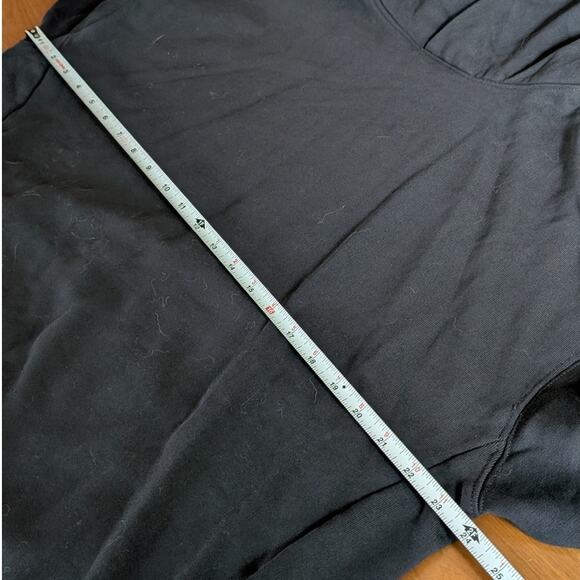 NWT Frank & Oak The French Terry Oversized Hoodie in Black, size L - Picture 7 of 8